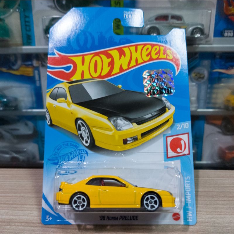 HOT WHEELS 98 HONDA PRELUDE YELLOW - FACTORY SEALED