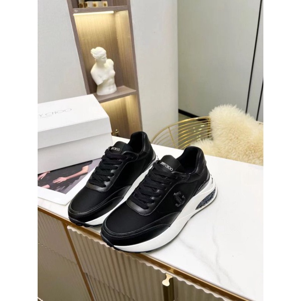 sepatu wanita sneaker cewek jimmy choo new mirror vip p1shoes sepatu run away