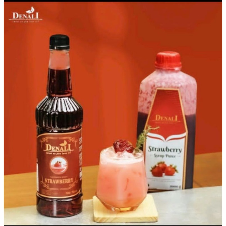 

sirup strawberry denali 750ml / repack sample 100ml
