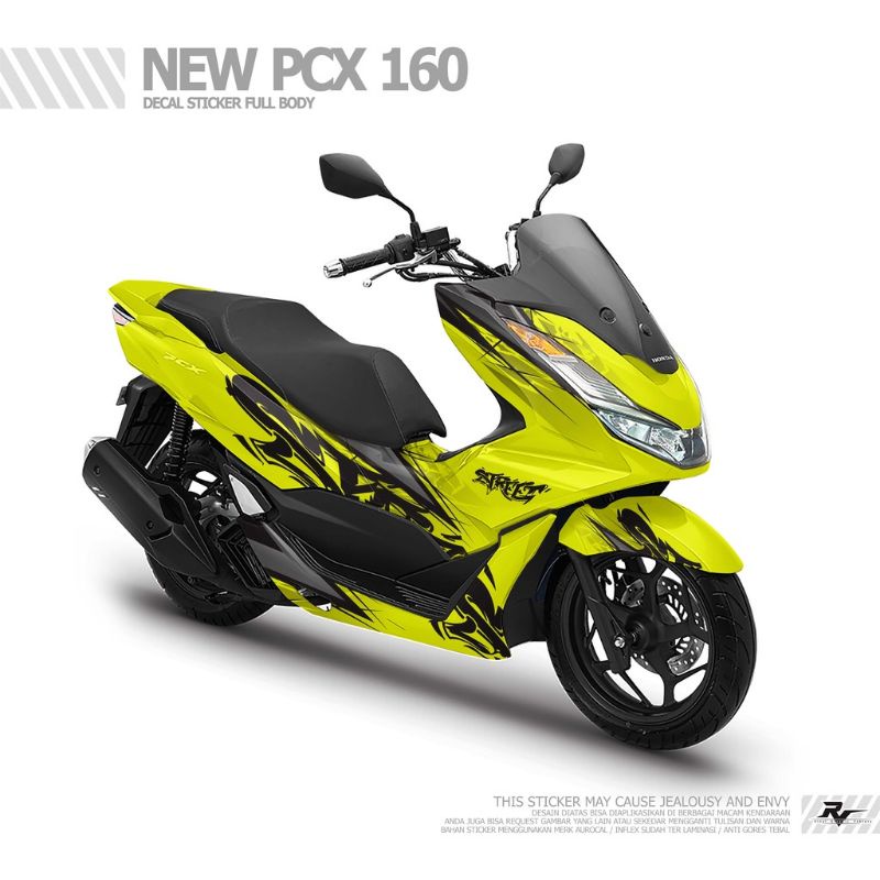 STICKER DECAL PCX 150 &amp; 160 - STIKER FULL BLOK PCX 150/160 - STIKER NMAX FULL BODY