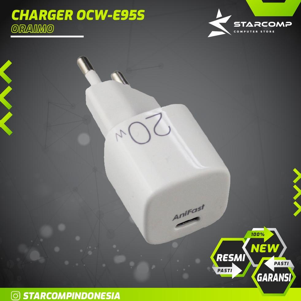 Charger Oraimo PowerNano OCW-E95S Adapter Type-C PD 20W