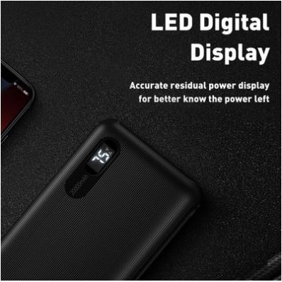 MCDODO MC-6051 POWERBANK DIGITAL DUAL USB OUTPUT FAST 22.5W 20000MAH