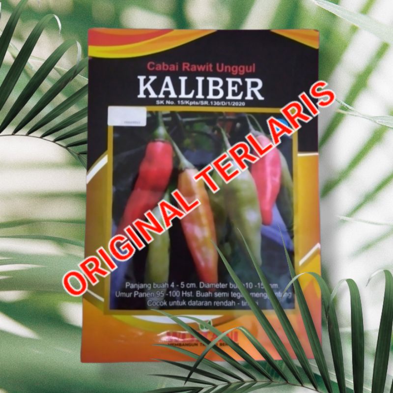 Benih Cabe Rawit Kaliber cabai kaliber 10 Gr kemasan pabrik original
