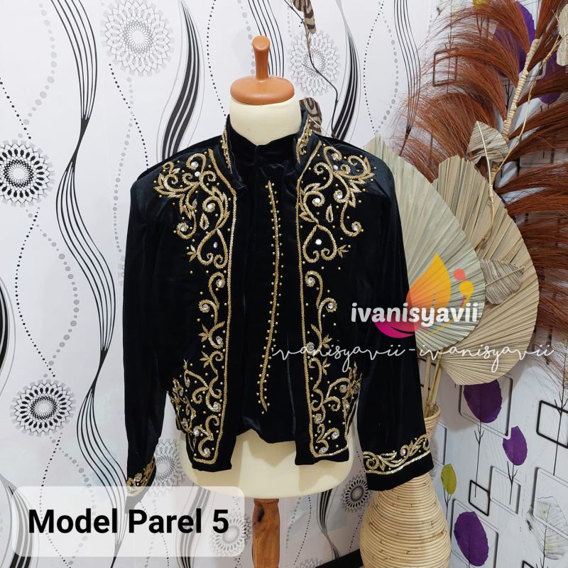 Beskap Pengantin / Beskap Bludru Payet - Model Parel 5