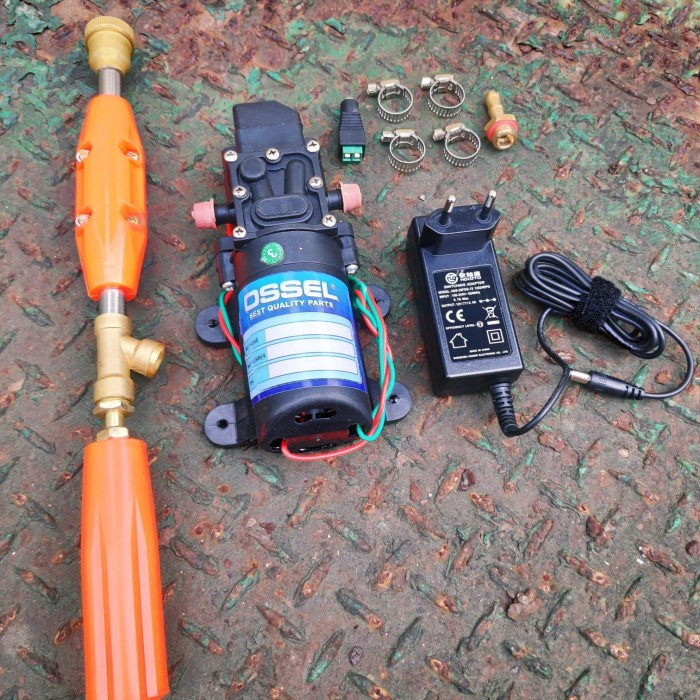 POMPA AIR OSSEL ADAPTOR 2A TANPA SELANG