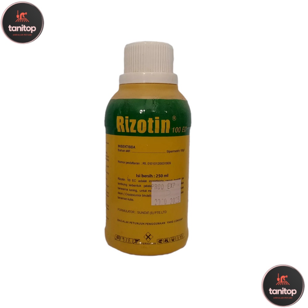Rizotin 250 ml  Insektisida Ulat Grayak Ampuh
