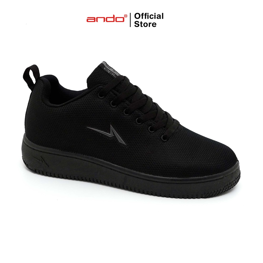 Ando Official Sepatu Sneakers Exori Wanita Dewasa - Hitam/Hitam