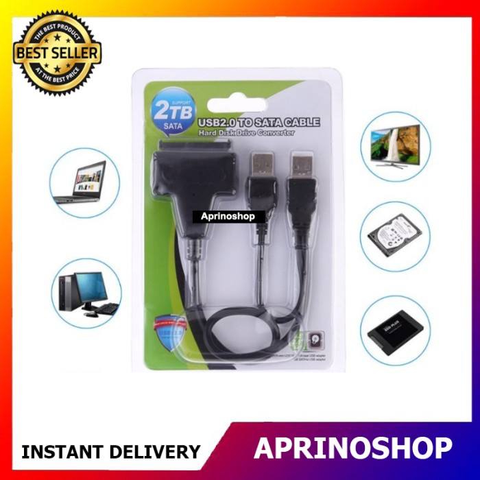 SATA to USB 2.0 HDD / SSD Converter Hardisk