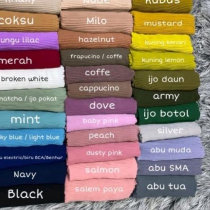 Pashmina Plisket / Pashmina Plisket full lidi