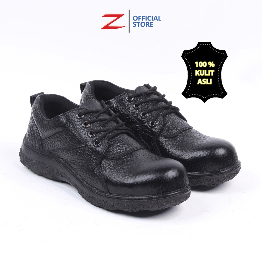 Zeintin - Sepatu Safety Pria Zeintin SD  Bahan Kulit Asli Sepatu Pria