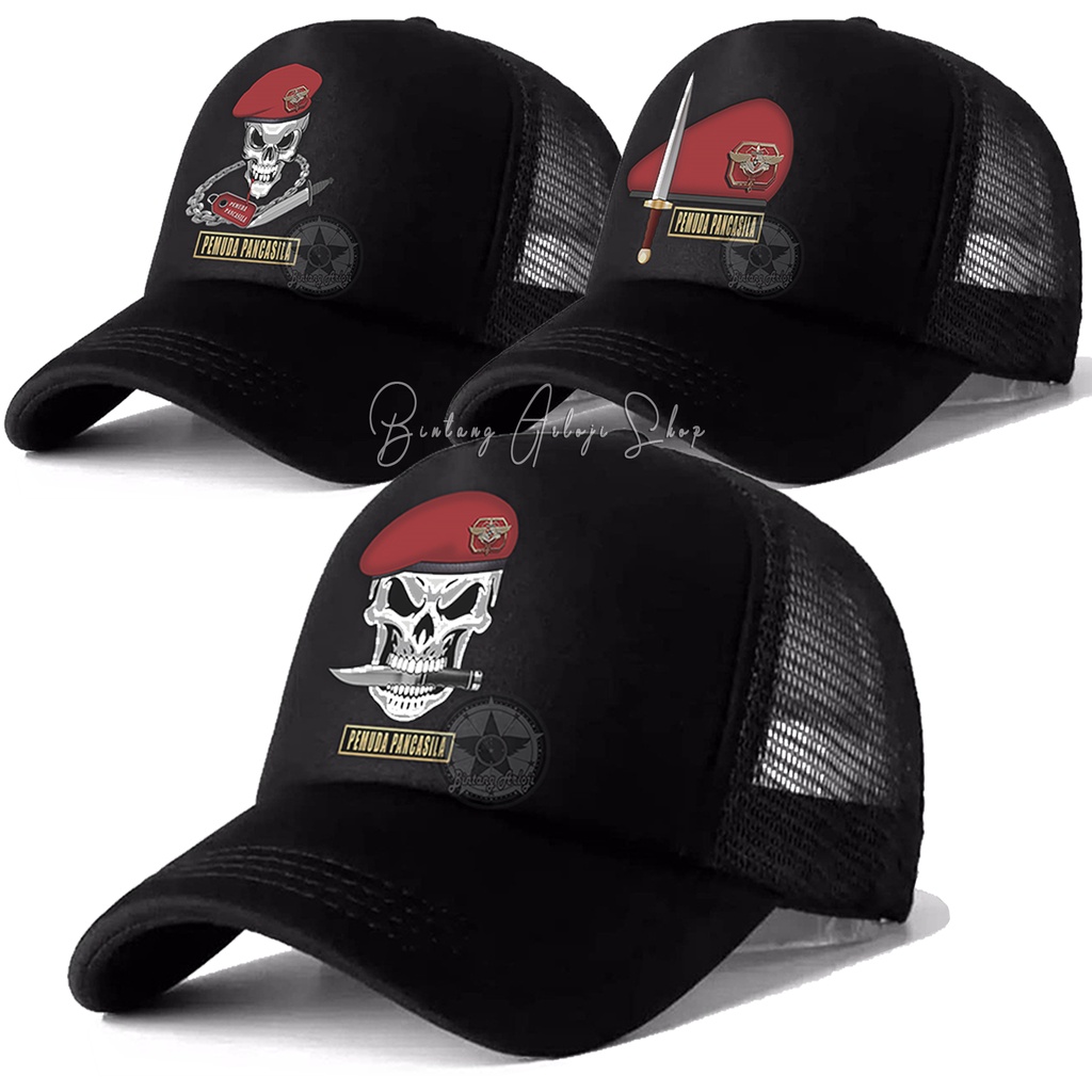 (Exclusive) Topi Organisasi Pemuda Pancasila (PP) Light Gold