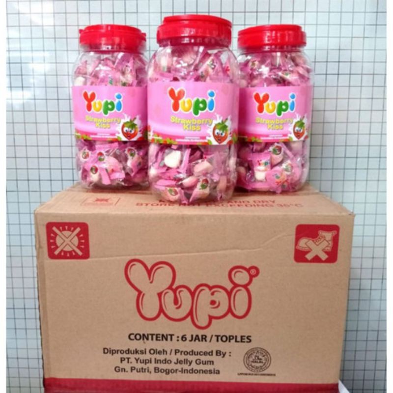 

Permen Yuppi Strawberry Toples