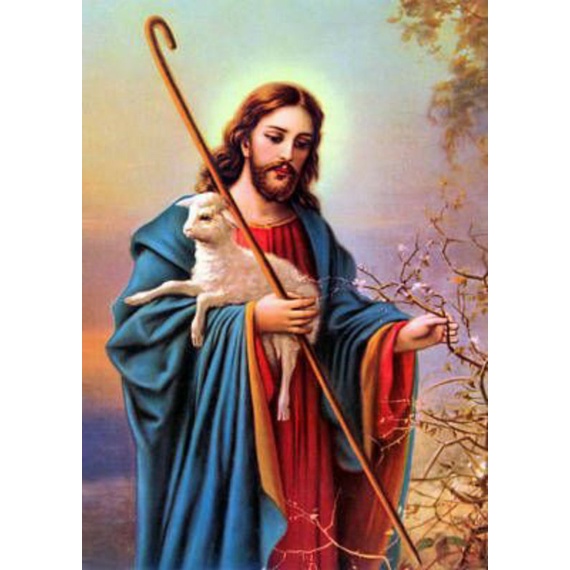paket kristik 11ct yesus gembala domba