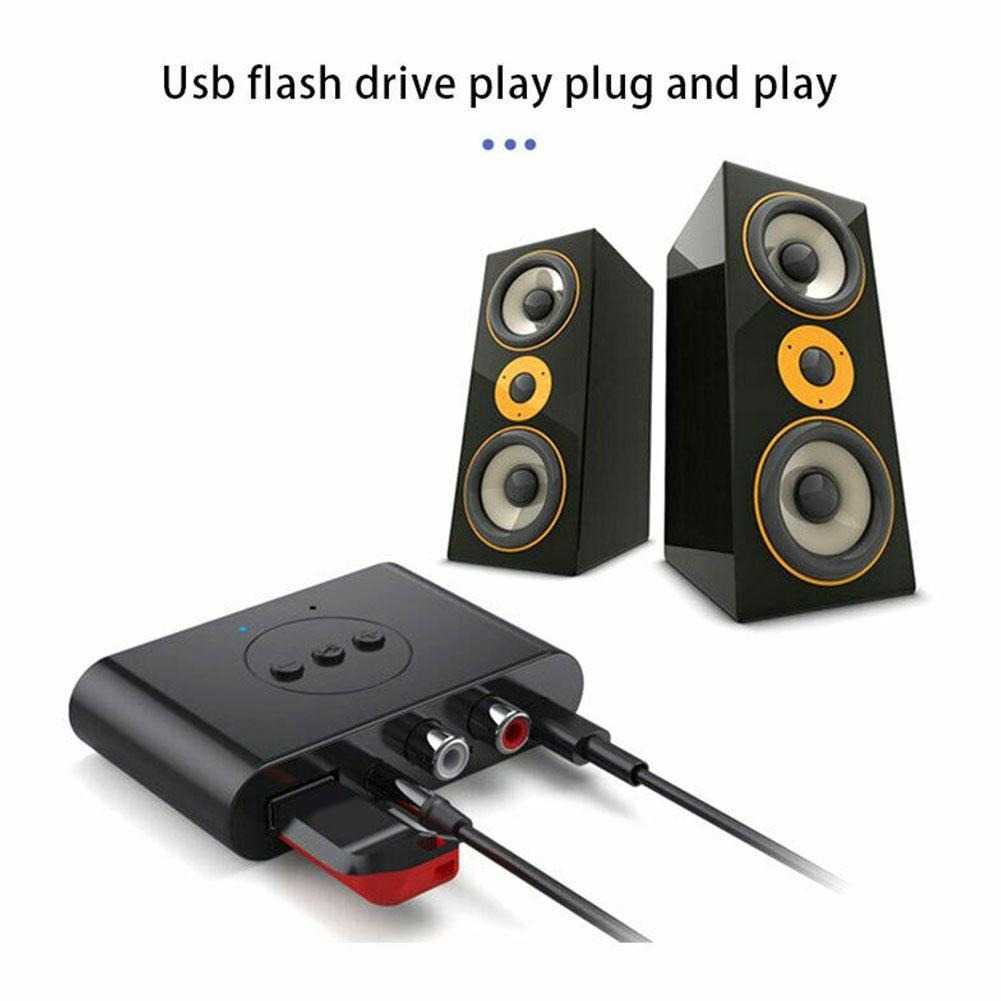 ( 100% BARANG ORI ) VIKEFON Audio Receiver Bluetooth 5.2 Adaptor RCA U Disk AUX 3.5 mm - BLS-B21