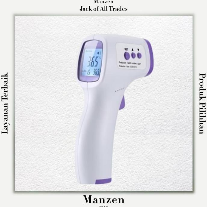 infrared termometer digital gun bukan omron free baterai AA thermogun