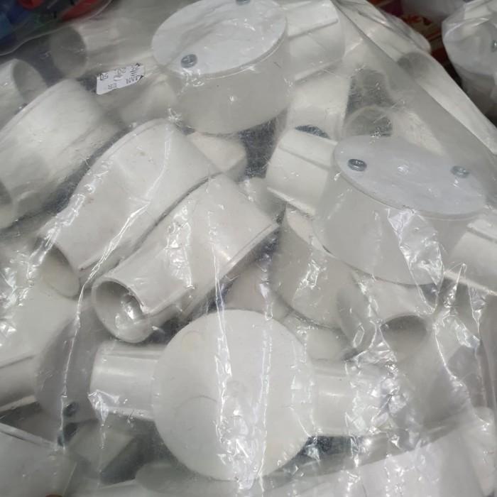 Terlaris T Dus Clipsal Cabang 2 Lurus 25Mm / T Doss Clipsal Cabang 2 Lurus