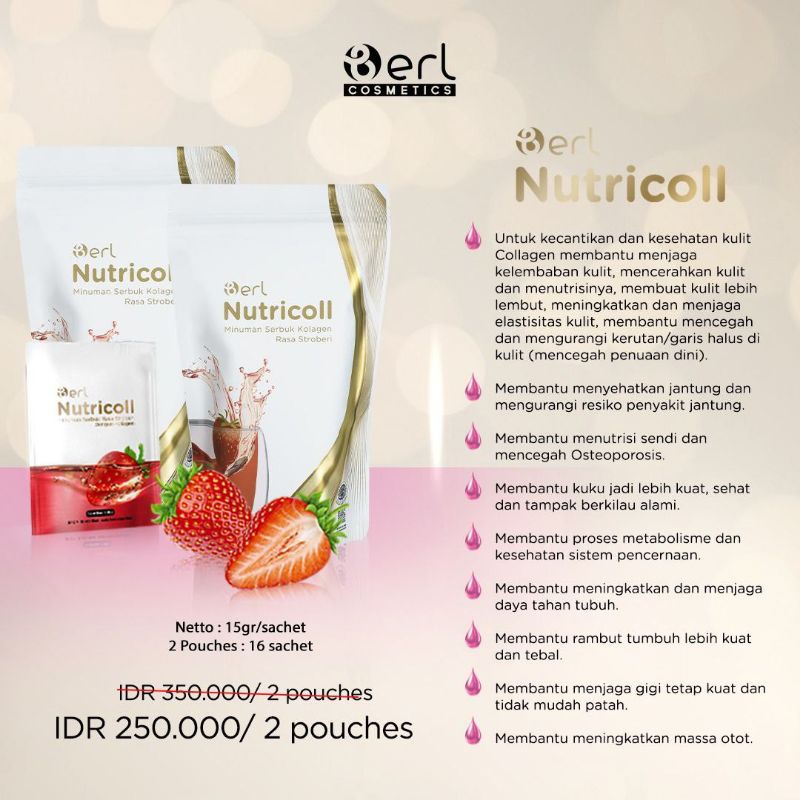B ERL Nutricoll / Minuman Kolagen halal