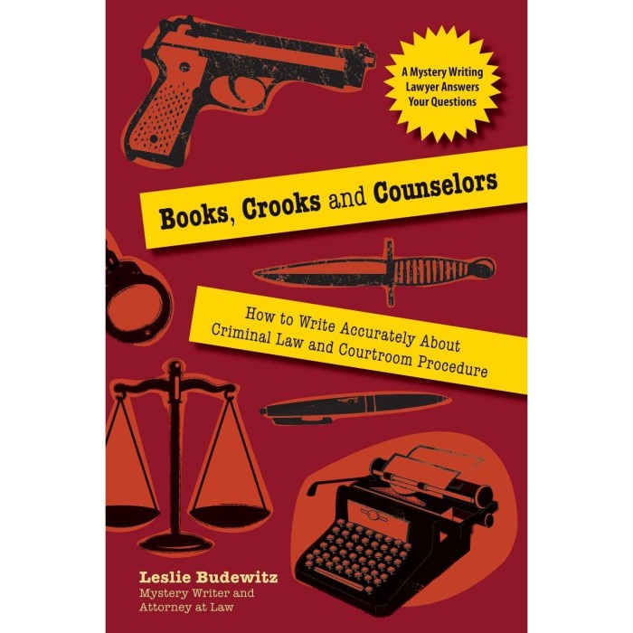 

Books, Crooks and Counselors: How to Write Accurately About Criminal