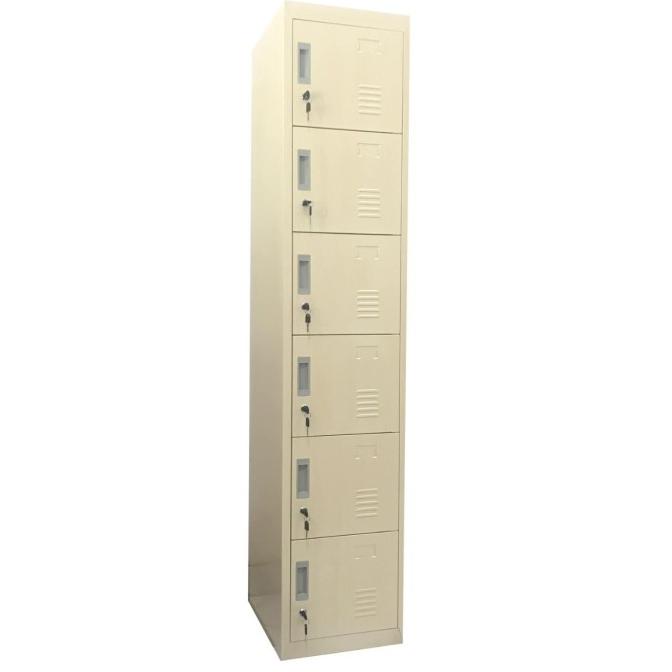 

Best Seller Loker Besi 6 Pintu / Lemari Cabinet Steel Locker Satu Baris Murah Original