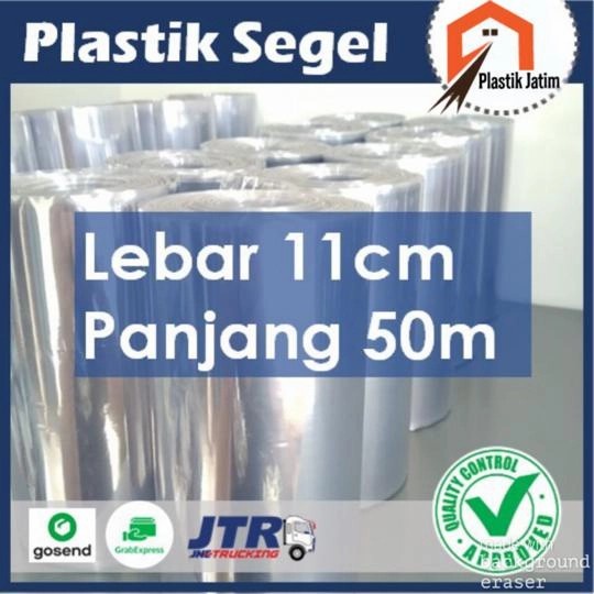 

BRG BARU PLASTIK SEGEL Uk. 11CM x 50M - Plastik Heat Shrink/Plastik Menciut