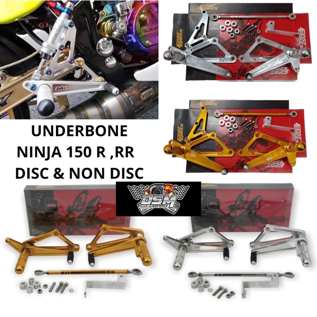 Underbone Step Underbone Ninja 150 R,Rr Dkt Underbone Ninja R Underbone Ninja Rr Disc & Non Disc