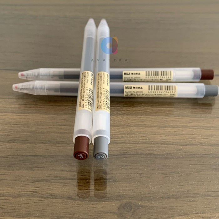 

BAYAR DITEMPAT MUJI Gel Ink Ballpoint Knock type 0.5 mm /ALAT TULIS AESTHETIC/ALAT TULIS SET/ALAT
