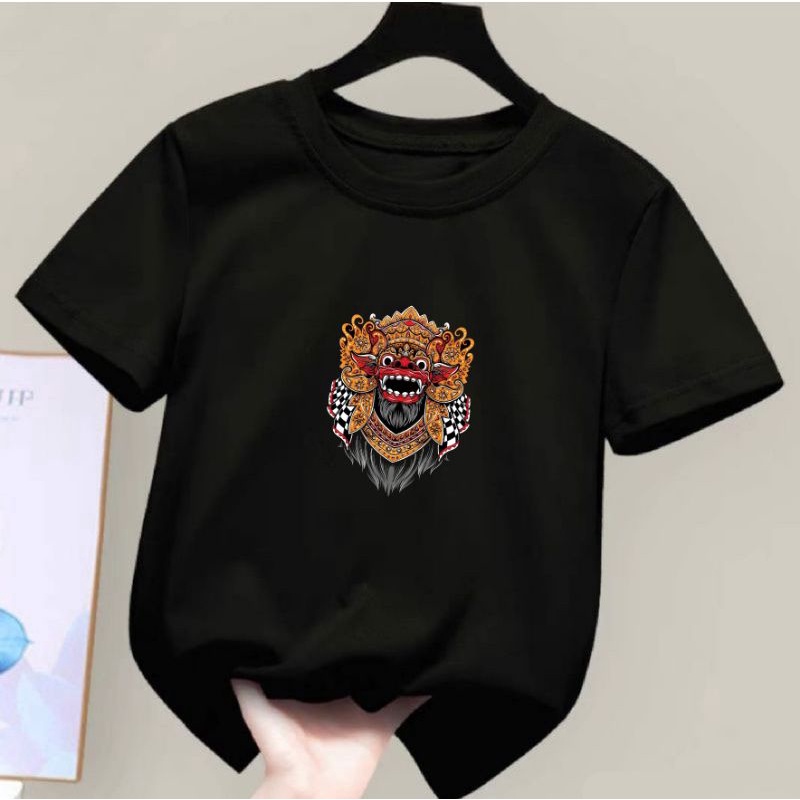 baju bali anak anak kaos bali anak size s m l xl cowok cewek unisex atasan bali anak BARONG SINGA