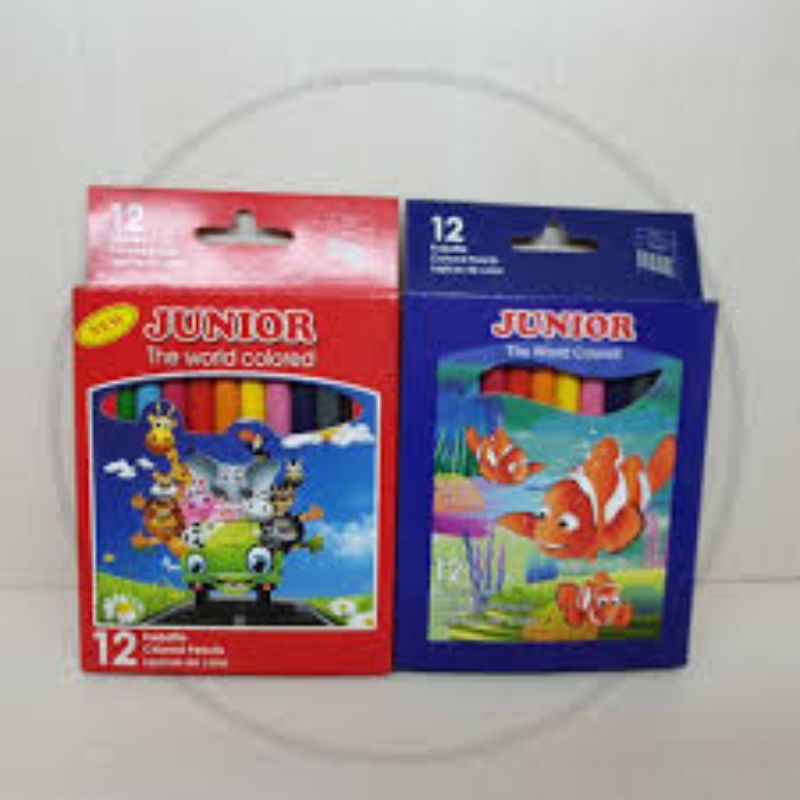 

PENSIL WARNA JUNIOR ISI 12 UK 11CM