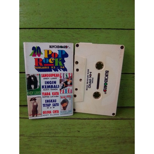 kaset 20 Pop Rock Terlaris 93 - 94