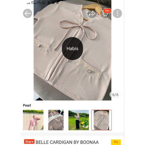 belle cardigan by boonaa preloved