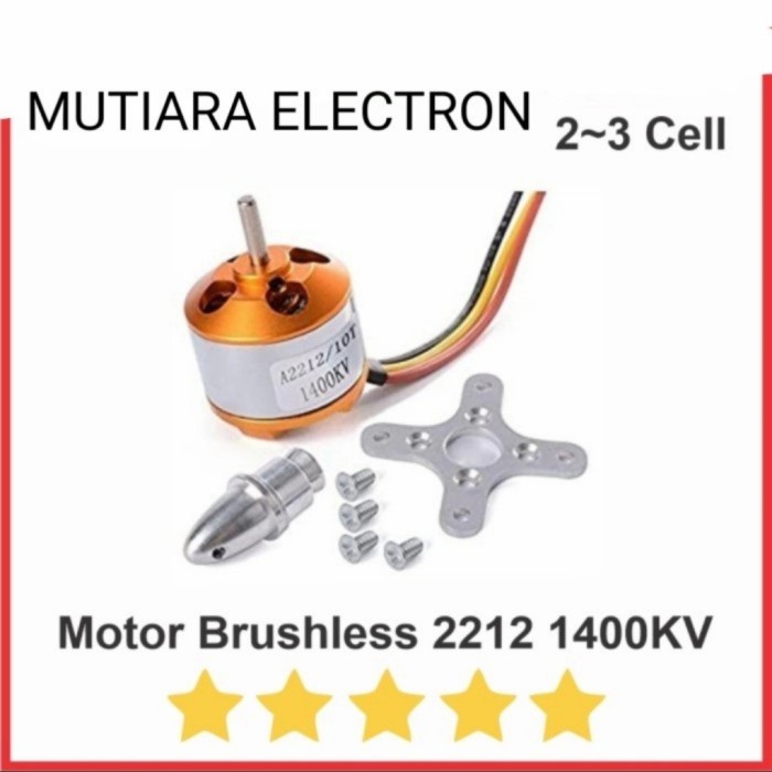 Terlaris Motor Brushlesss Bldc A2212/10T 1400Kv Dinamo Motor Drone Quadcopter