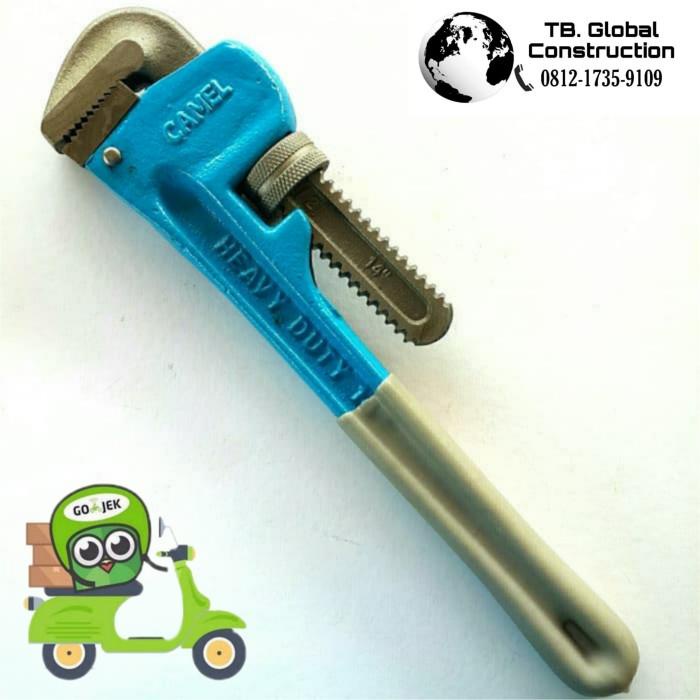 Terlaris Pvc Kunci Pipa 14" Inch Camel / Pipe Wrench 14" Inch Camel