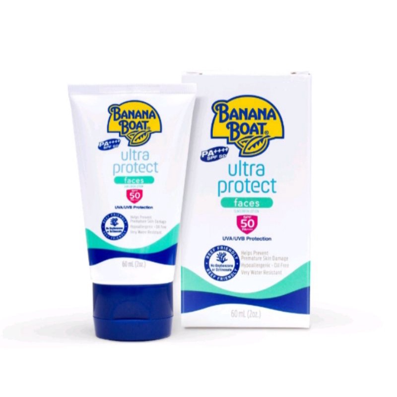 banana boat ultra protect faces spf 50 | sunscreen lotion