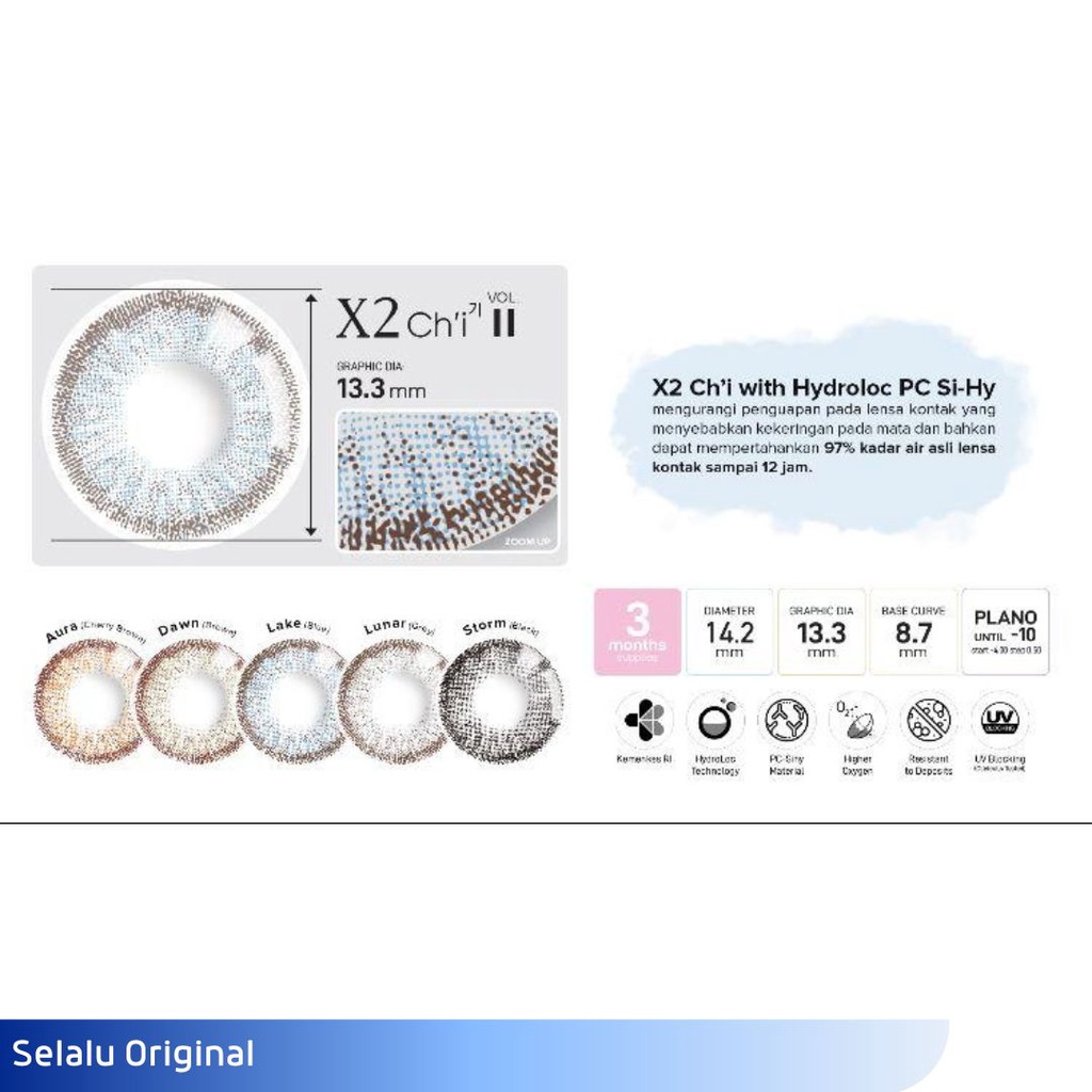 SOFTLENS WARNA X2 CHI VOL 2