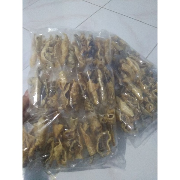 

kerupuk kulit ikan nila matang, kwalitas dan rasa no1