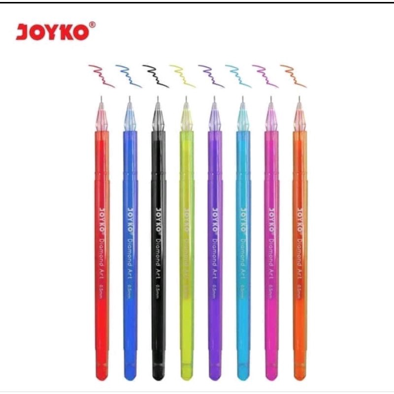 

COLOR GEL PEN/PULPEN GEL JOYKO GPC-309S/PULPEN GEL DIAMOND 8 WARNA JOYKO GPC-309S