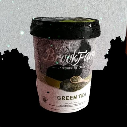 

Brookfarm Ice Cream Diamond Rasa Greentea 473 Ml/Es Krim Brookfarm