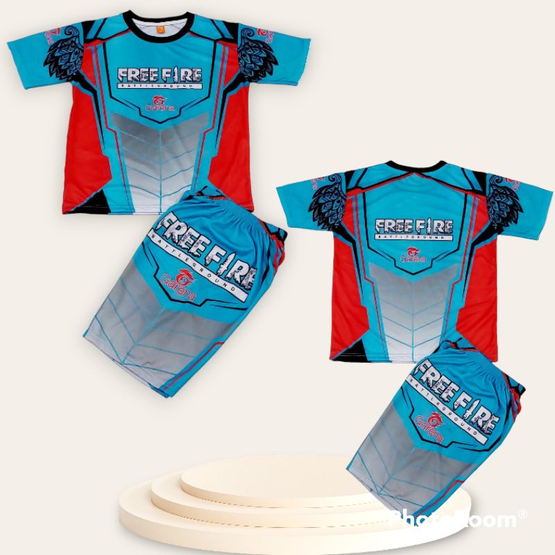 setelan baju FF/JERSEY GAMING FF UMUR 2-12 THN