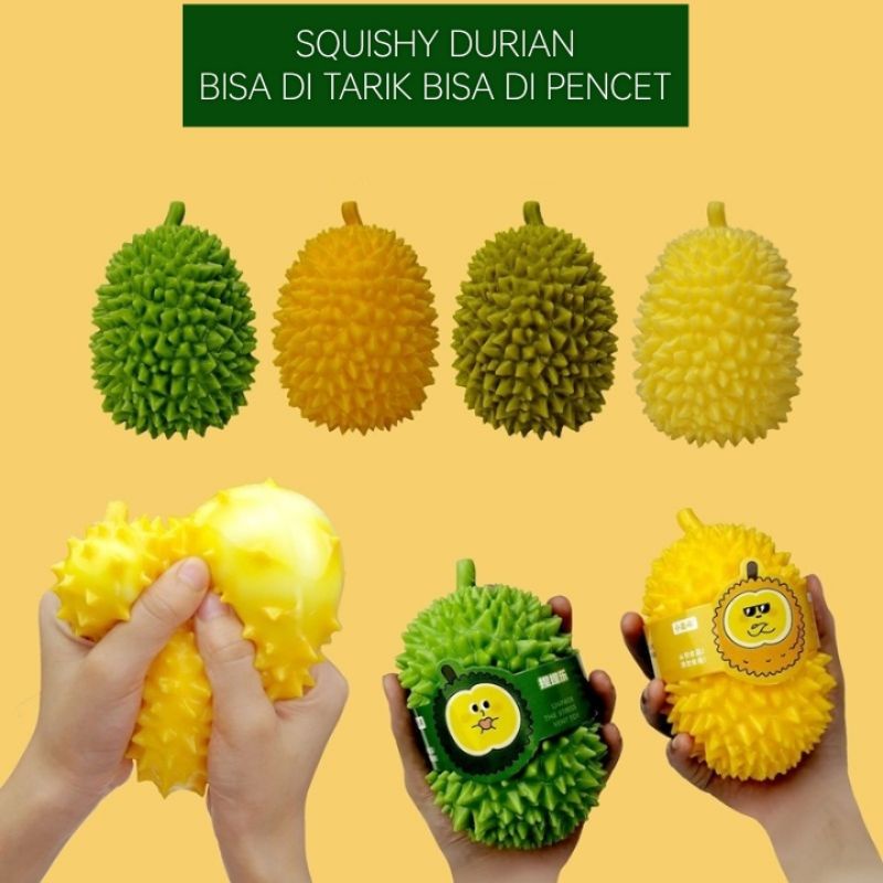 Squishy Anti Stress Squishy Jumbo Squishy Durian Squishy Buah Squishy Hilangkan Beban Squishy Pencet