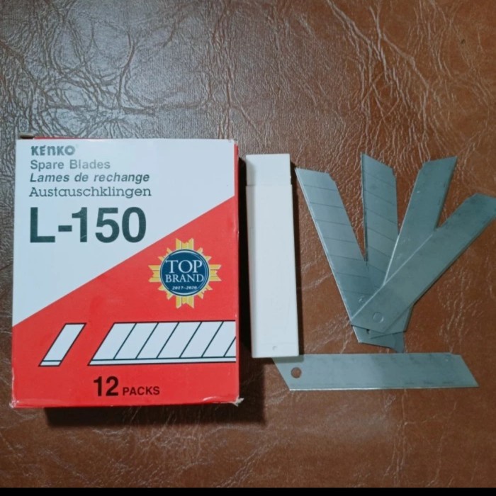 

ISI CUTTER KENKO L-150 1 BOX 12 PACKS HARGA PROMO !!!