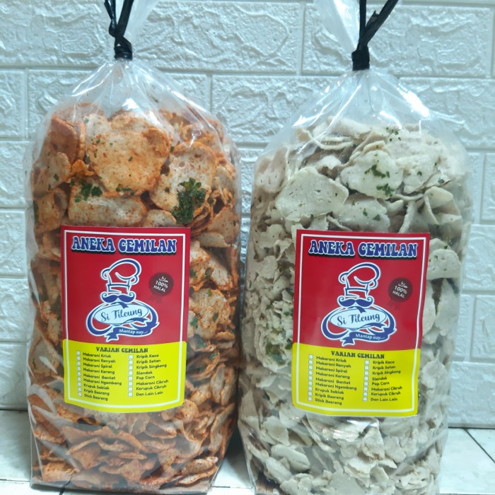 

Terlaris Kripik Basreng Bandung Si Tileung 1 Ball Isi 2Kg/Basreng Bandung Asli