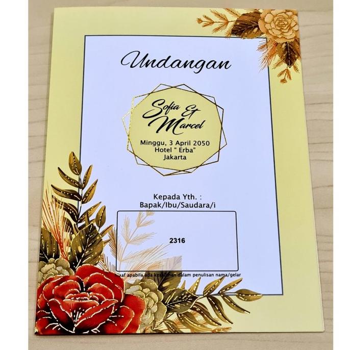 '+'+'+'+] Undangan Blangko ERBA 2316