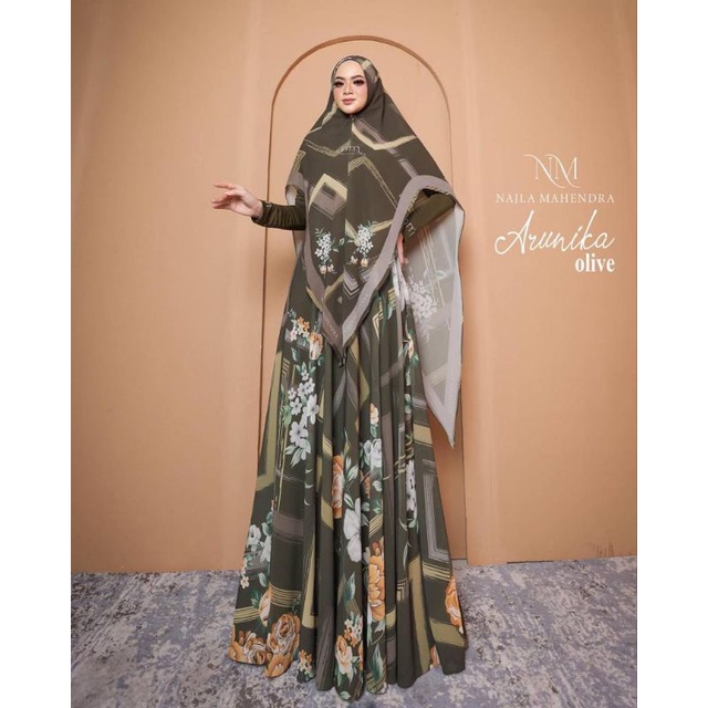 Set Gamis syari ARUNIKA SERIES // Najla Mahendra
