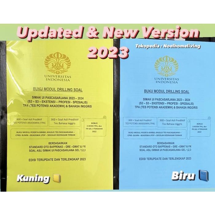Terlaris Buku Soal Simak Ui Pascasarjana Tpa (S2-S3-Profesi-Spesialis)