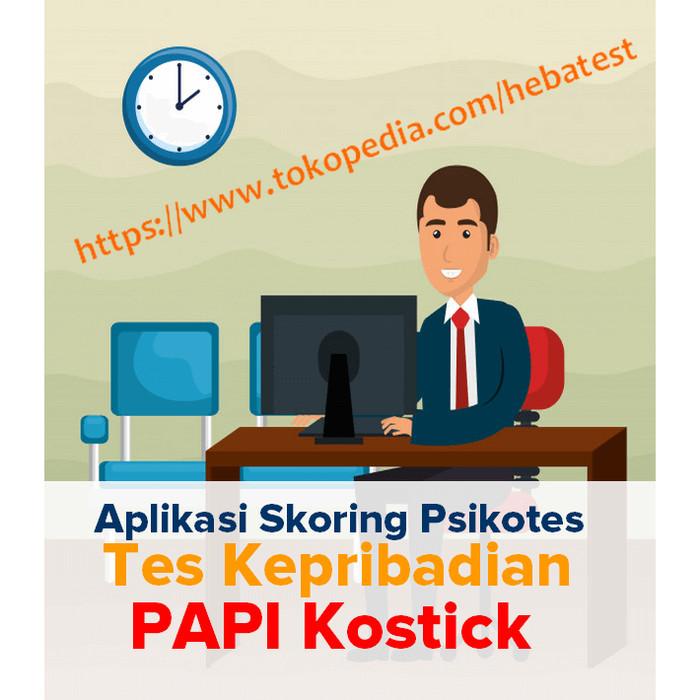 Terlaris Paket Aplikasi Skoring Psikotes: Tes Kepribadian Papi Kostick