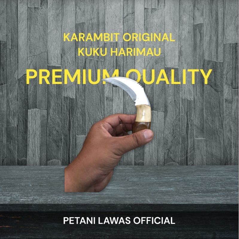 KARAMBIT UKIR JATI (kuku harimau)