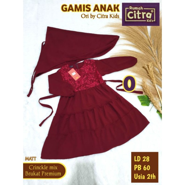 GAMIS ANAK CITRA KIDS ORIGINAL USIA 2-3 THN