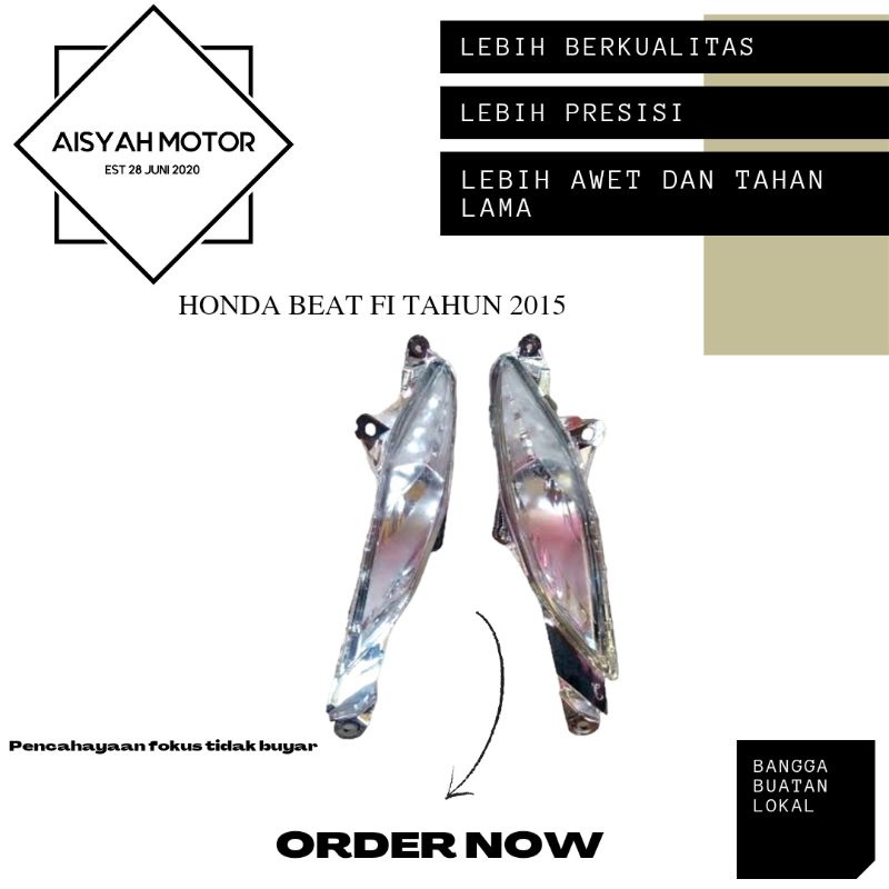 Reflektor Lampu Sen Honda Beat FI Esp Tahun 2015