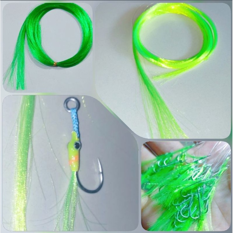 Serat Sutra, serat  Kain Sabiki | Serat Kain Umpan | Umpan Kotrekan✓ Bulu Mutiara Kain