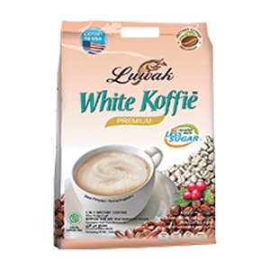 

LUWAK WHITE KOFFIE ORIGINAL LESS SUGAR BAG 20x20g